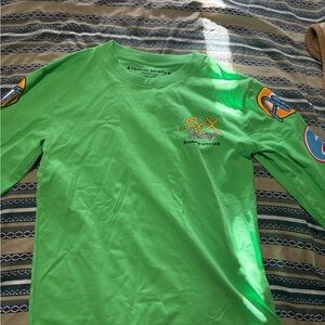 Chrome Hearts mens Green Long Sleeve Shirt